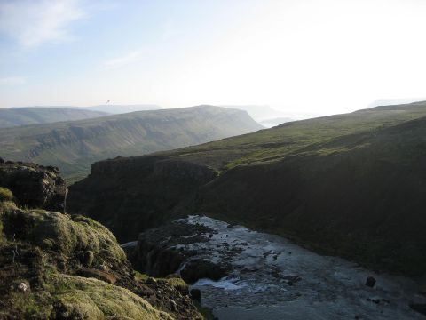 On top of Glymur / Oberhalb von Glymur